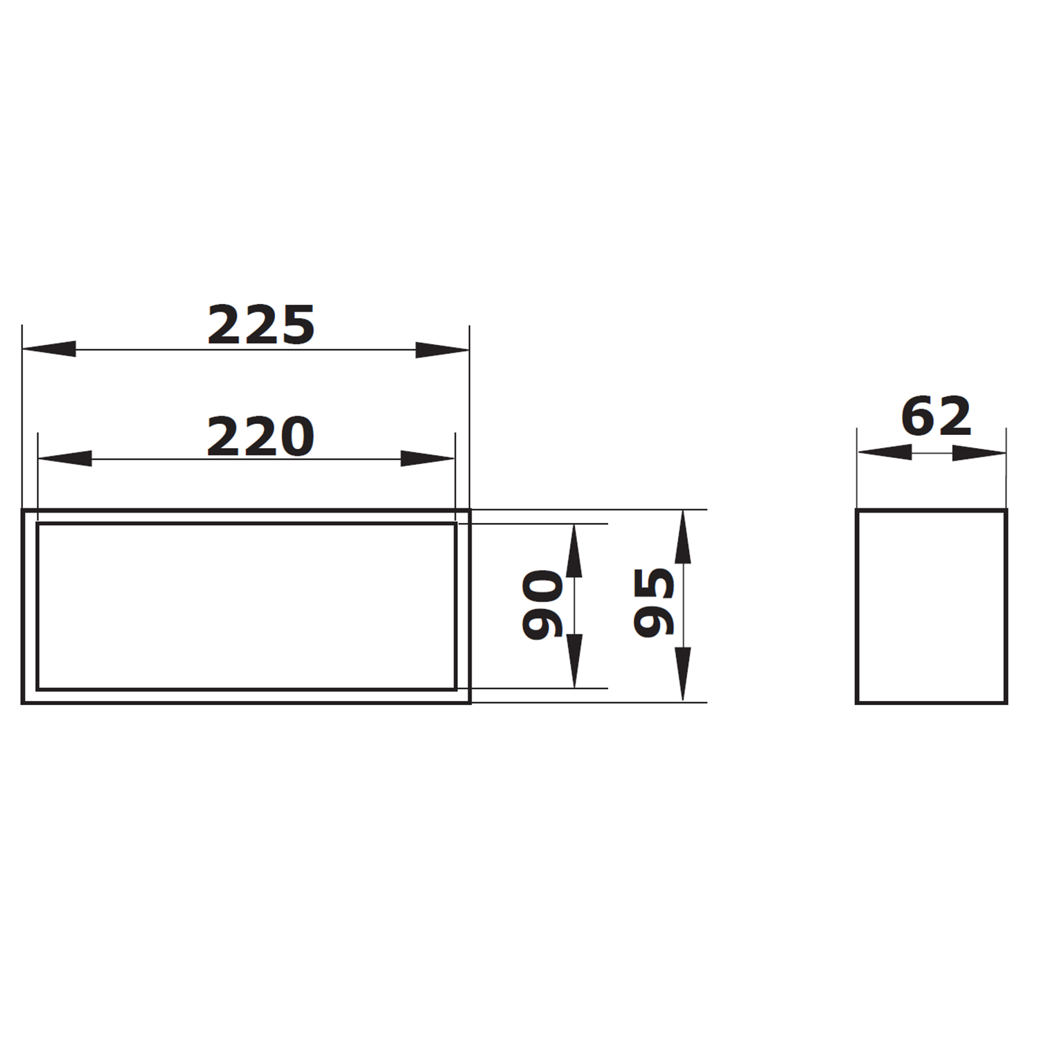 Square Outer Connectors