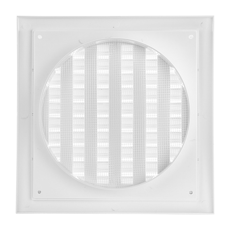 Dalap RNFP ASA plastic ventilation grille with regulation and flange