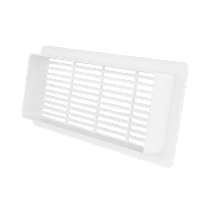 Dalap 972 - square PVC ventilation grille for duct termination, 220x90 ...