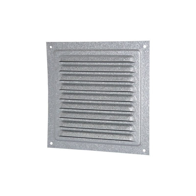 6 Inch Black with Flyscreen for Internal Or Use Louvred Wall Vent Grille 150mm 
