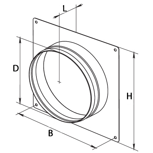 DFK - Metal frame flanges